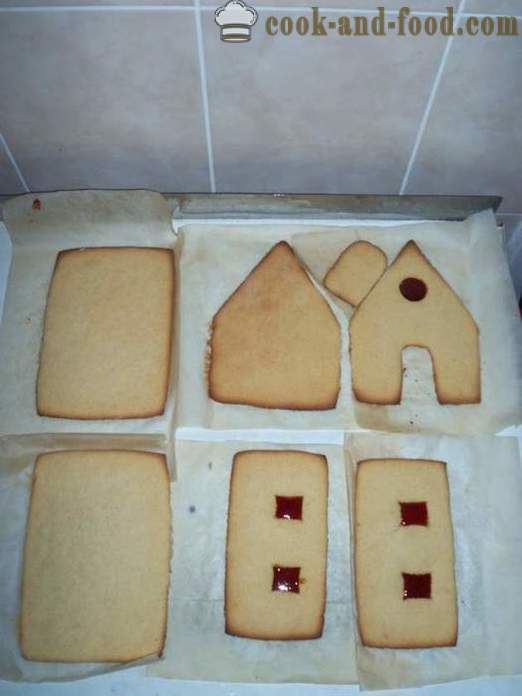 Gingerbread House - maître progressivement classe, comment cuire une maison de pain d'épice à la maison, étape par étape les photos de recettes
