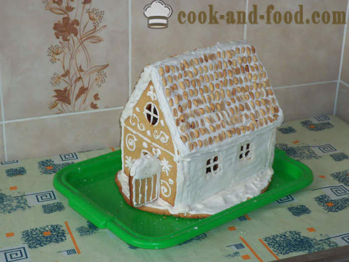 Gingerbread House - maître progressivement classe, comment cuire une maison de pain d'épice à la maison, étape par étape les photos de recettes