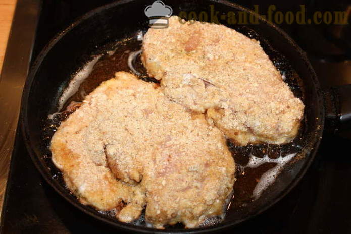 Filet délicieux poulet à la pâte - comment faire un filet de poulet dans la pâte, avec une étape par étape des photos de recettes