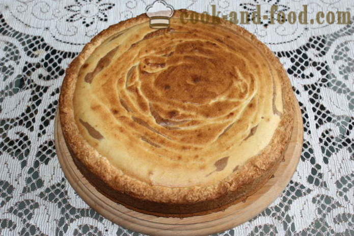 Gâteau fait maison zèbre en italien - comment faire un gâteau de zèbre, étape par étape des photos de recettes