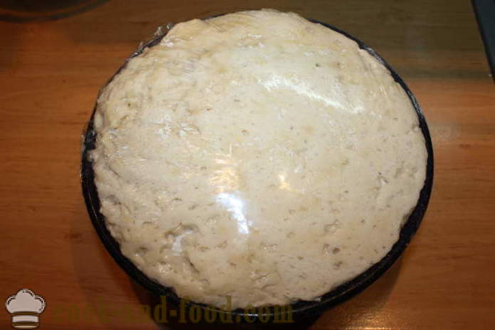 Beurre pâte à levure pour les petits pains - comment faire la pâte à la levure de beurre pour les petits pains, étape par étape des photos de recettes