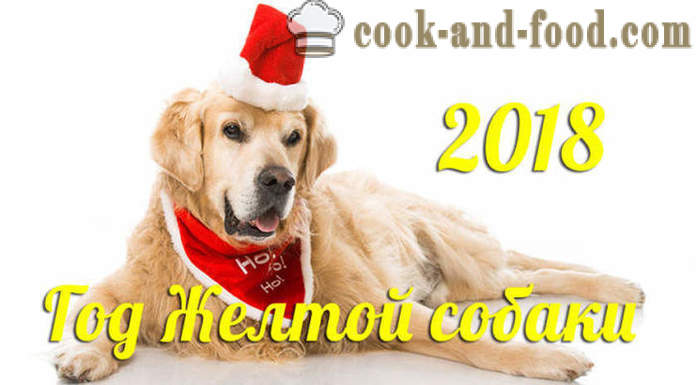 Des recettes simples et délicieuses pour la nouvelle année 2018 avec une photo - quoi cuisiner pour le Nouvel An 2018 Année du chien