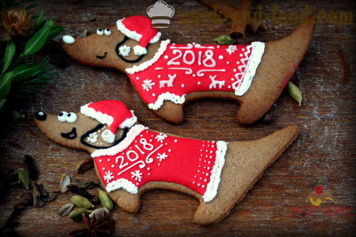 Au service et la décoration de table pour le réveillon du Nouvel An 2018 - l'idée de comment décorer la table de Noël à l'année du chien avec ses propres mains