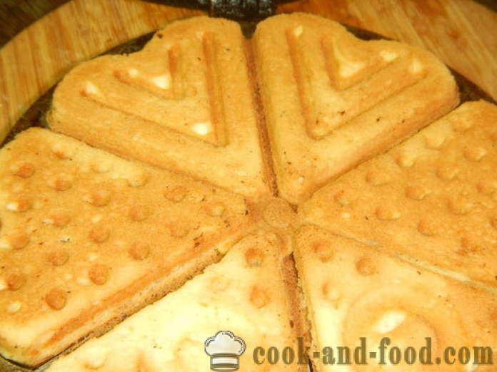 Les cookies en forme de triangles sur le gaz dès que - comment faire cuire des biscuits dans les formes photos étape par étape recette