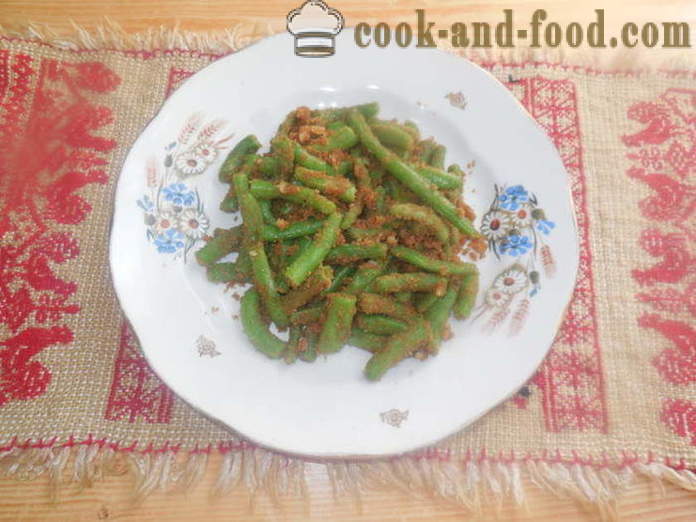 Les haricots verts dans une casserole - comment faire cuire un délicieux haricots verts, étape par étape des photos de recettes