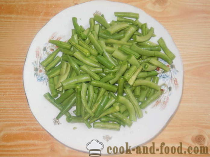 Les haricots verts dans une casserole - comment faire cuire un délicieux haricots verts, étape par étape des photos de recettes