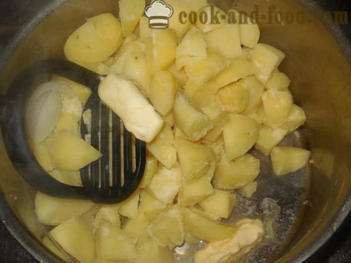 Poivrons farcis de purée de pommes de terre cuites au four et au four - comment faire cuire les poivrons farcis avec des pommes de terre et de fromage, avec une étape par étape des photos de recettes