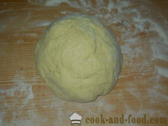 Pâte à fromage cottage délicieux pour les tartes et beignets frits - Comment faire la pâte à fromage cottage sur la soude, photos étape par étape de recette