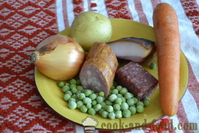 Délicieuse soupe aux légumes avec de la viande fumée - comment faire cuire la soupe aux légumes, une étape par étape des photos de recettes
