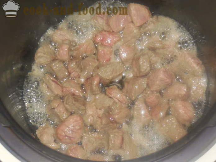 Boulgour bouillie de blé avec de la viande et des légumes - comment faire cuire le boulgour dans multivarka, étape par étape des photos de recettes