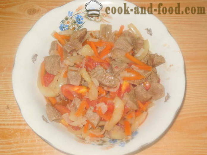 Boulgour bouillie de blé avec de la viande et des légumes - comment faire cuire le boulgour dans multivarka, étape par étape des photos de recettes