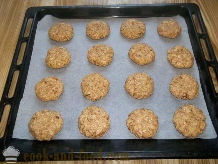 La farine d'avoine de biscuits à l'avoine maison - comment faire cuire biscuits à l'avoine à la maison, photos étape par étape recette