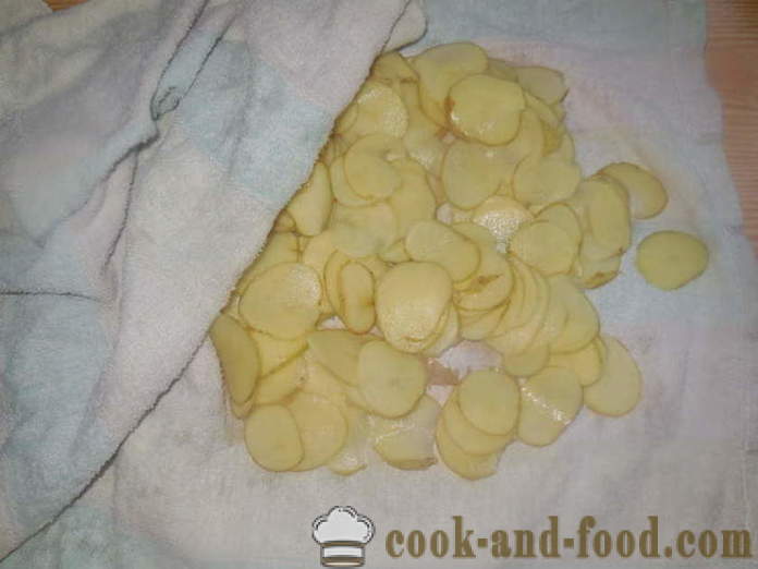 Chips de pommes de terre dans une casserole - comment faire des chips de pommes de terre de la maison, photos étape par étape recette