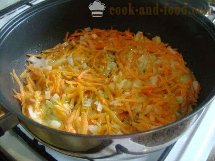 Casserole de choux et de courgettes - comment faire une casserole de courgettes et les choux dans le four, avec une étape par étape des photos de recettes
