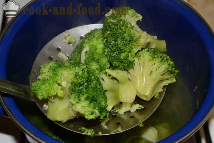 Délicieuse purée de légumes de brocolis surgelés - comment faire cuire la purée de brocoli, étape par étape des photos de recettes