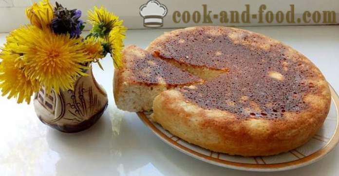 Fromage cottage cocotte Curd et les œufs dans multivarka - comment faire la casserole du fromage cottage à multivarka, étape par étape des photos de recettes