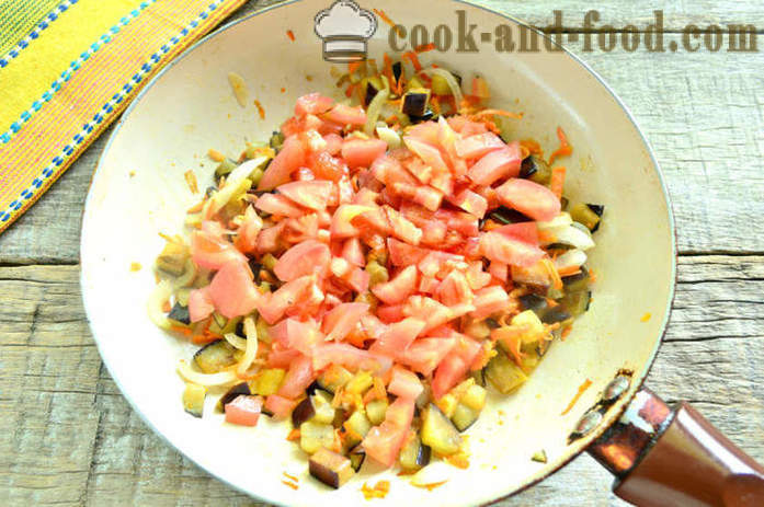 Ragoût de légumes avec des aubergines et de viande - comment faire cuire un ragoût d'aubergines et de la viande hachée, étape par étape des photos de recettes