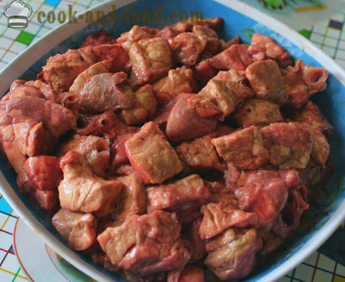 Poumons de porc à l'étuvée avec des herbes - comment faire cuire les poumons de porc correctement, photos étape par étape recette