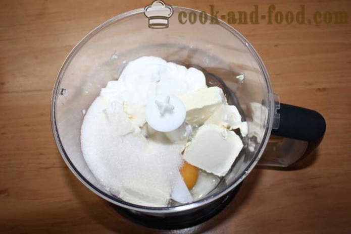 Tarte de sable avec de la confiture et Crumb - comment faire un gâteau de sable avec de la confiture, marmelade ou confiture, étape par étape des photos de recettes