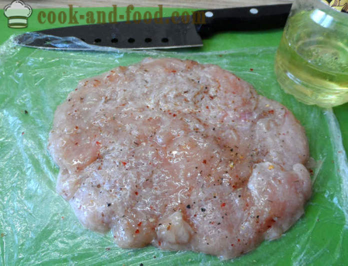Côtelettes de poulet au fromage au four - comment faire cuire le poulet côtelettes est savoureux, avec une étape par étape des photos de recettes