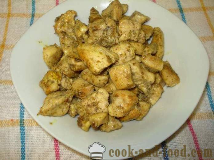 Délicieux farce de poulet - comment faire cuire un poulet de remplissage, étape par étape les photos de recettes