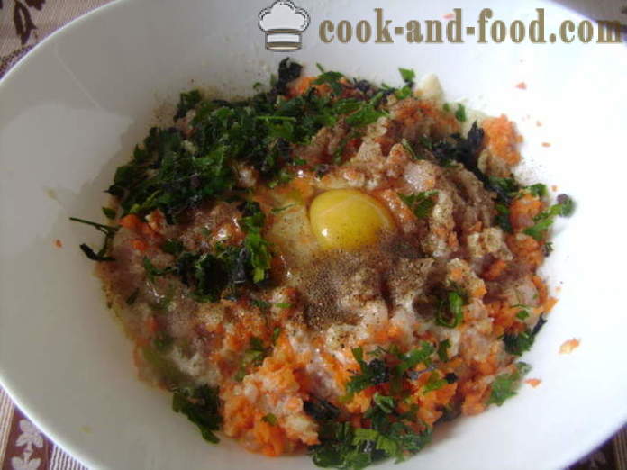 Poulet juteux escalope avec la carotte, l'oignon - comment faire escalopes de poulet succulentes dans la casserole, étape par étape des photos de recettes