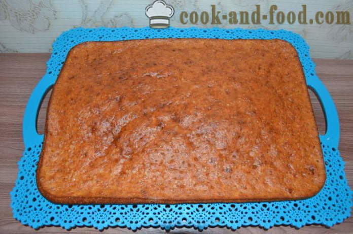 Gâteau rapide sur kéfir sans remplir - comment préparer le gâteau gélifiée avec le kéfir au four, avec une étape par étape des photos de recettes