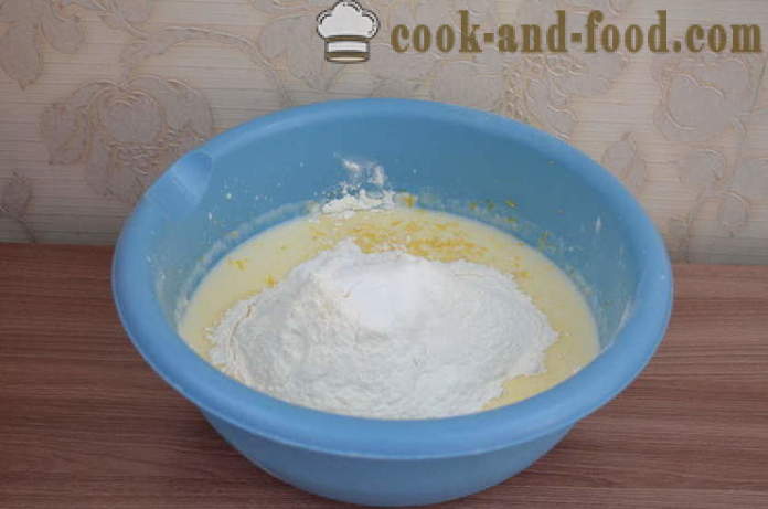 Gâteau rapide sur kéfir sans remplir - comment préparer le gâteau gélifiée avec le kéfir au four, avec une étape par étape des photos de recettes