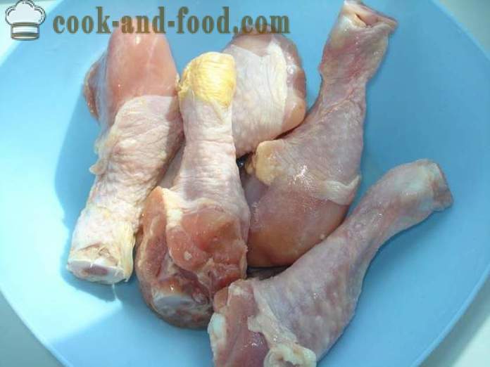 Cuisses de poulet cuit au four à multivarka - comment faire cuire les cuisses de poulet dans multivarka, étape par étape des photos de recettes