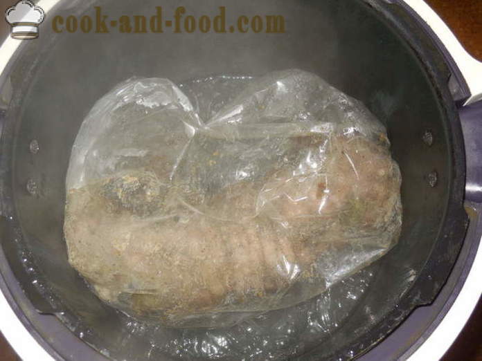 Porc bouillis podcherevka retrousser sa manche - comment faire cuire un pain délicieux péritoine de porc, étape par étape des photos de recettes