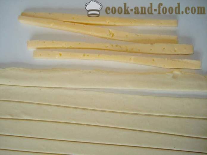 Fromage maison en bâtonnets de pâte feuilletée à la bière - comment faire cuire les bâtonnets de fromage à la maison, étape par étape les photos de recettes
