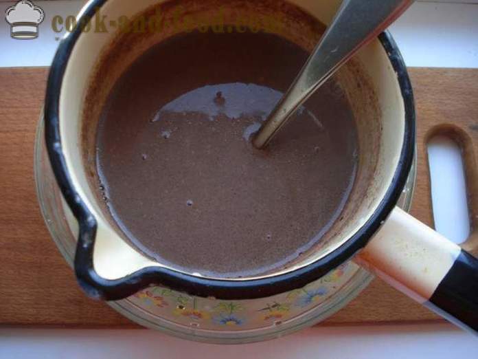 Crème glacée maison avec du cacao et de l'amidon - comment faire de la crème glacée au chocolat à la maison, étape par étape les photos de recettes