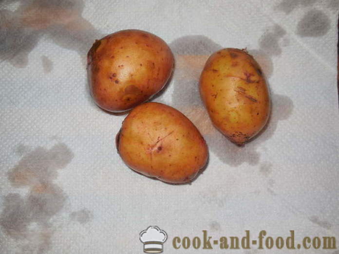 Pommes de terre cuites dans leurs vestes dans le four - que de délicieuses pommes de terre cuites dans leur peau dans le four, avec une étape par étape des photos de recettes