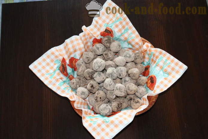Truffes au chocolat maison - comment faire des bonbons aux truffes à la maison, étape par étape les photos de recettes