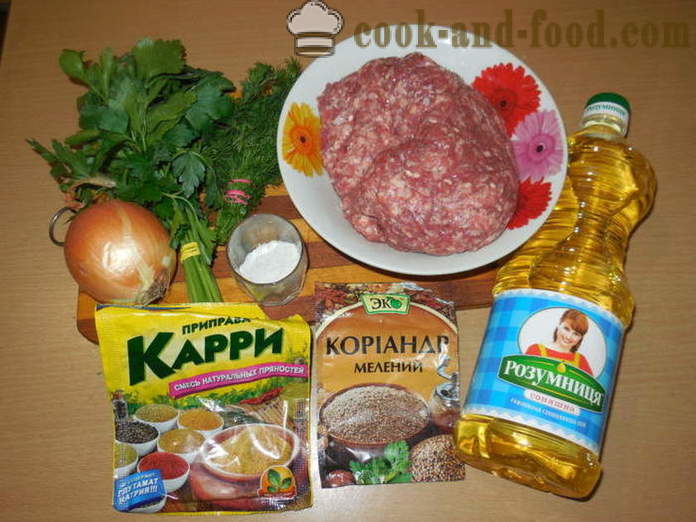 Kebab délicieux de boeuf au four - comment faire cuire kebab à la maison, étape par étape les photos de recettes