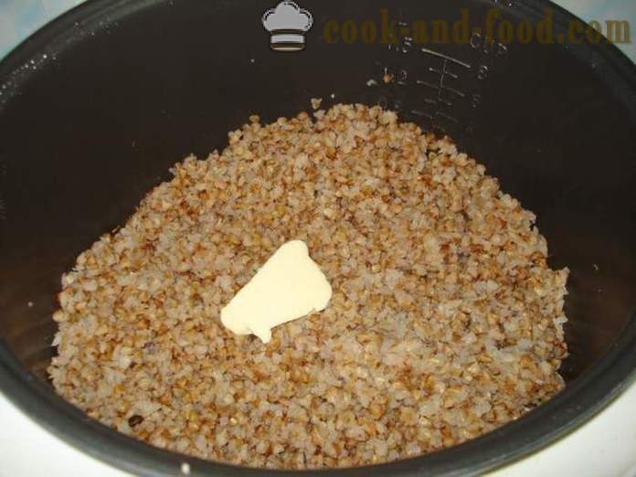 Sarrasin délicieux multivarka - comment faire cuire le sarrasin dans multivarka sur l'eau, avec une étape par étape des photos de recettes