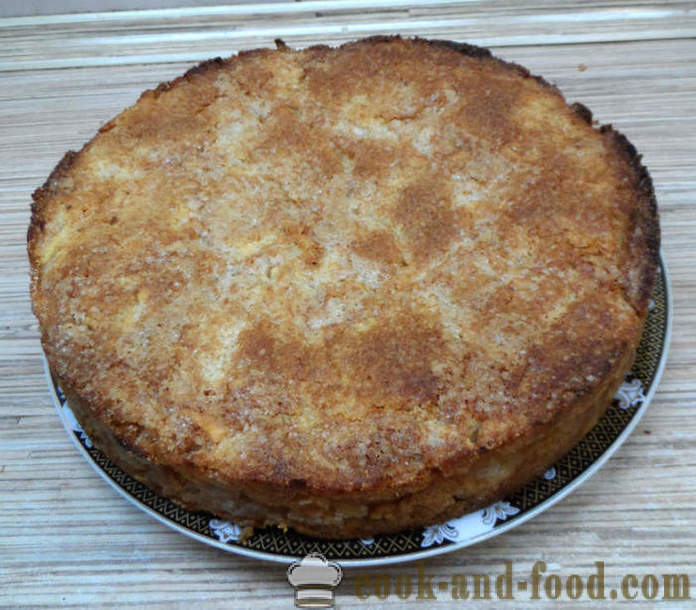 Tarte aux pommes facile - comment faire une tarte aux pommes au four, avec une étape par étape des photos de recettes