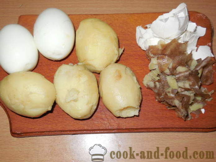 Hachis maison avec des pommes de terre - comment hachis faire à la maison, photos étape par étape recette