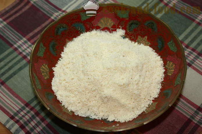 La farine d'amande - comment faire de la farine d'amande à la maison, étape par étape les photos de recettes