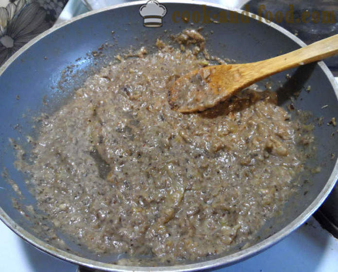 Nids de viande hachée avec des champignons et du fromage - comment faire des nids avec de la viande et les champignons, une étape par étape des photos de recettes