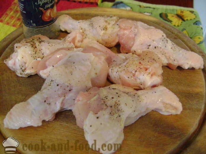 Ailes de poulet à la pâte dans la poêle - comment faire cuire des ailes de poulet dans la pâte, avec une étape par étape des photos de recettes