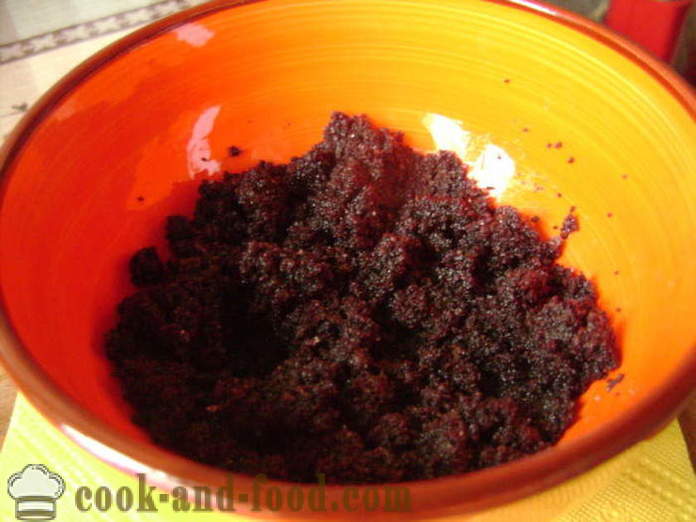 Délicieux gâteau avec de la pâte de levure de graines de pavot - comment faire cuire un gâteau aux graines de pavot de roses, étape par étape les photos de recettes