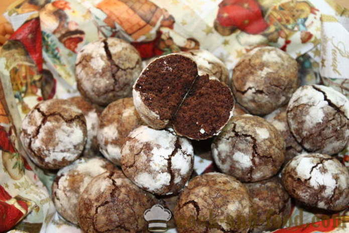 Biscuits au chocolat fissurés - comment faire des biscuits aux pépites de chocolat à la maison, photos étape par étape recette