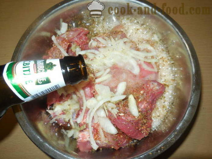 Lapin braisé à la bière dans utyatnitsu - comment faire cuire un lapin dans la bière dans le four, avec une étape par étape des photos de recettes