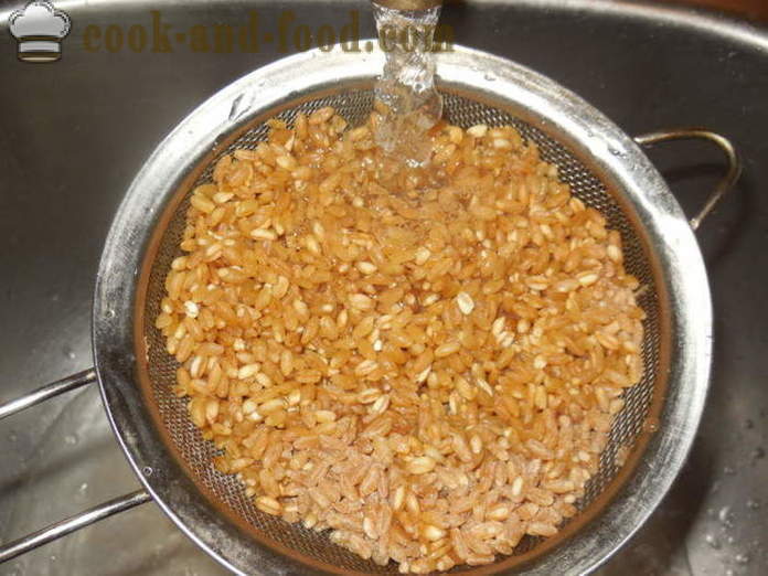 Kutya Noël multivarka de blé - comment brasser kutyu de blé à Noël, une étape par étape des photos de recettes