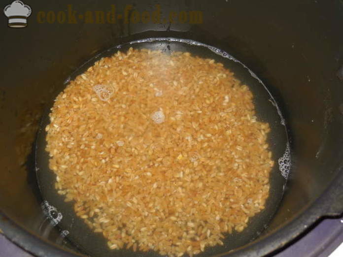 Kutya Noël multivarka de blé - comment brasser kutyu de blé à Noël, une étape par étape des photos de recettes