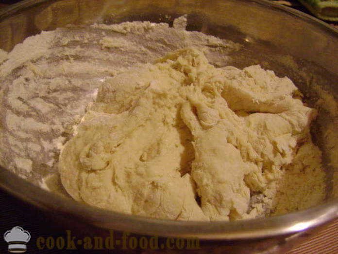 Pâte de levure beurre universel pour les tartes - comment préparer le gâteau de pâte à la levure, une étape par étape des photos de recettes