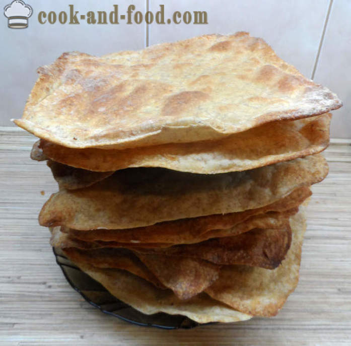 Chapati - gâteaux indiens - comment faire chapatis à la maison, étape par étape les photos de recettes
