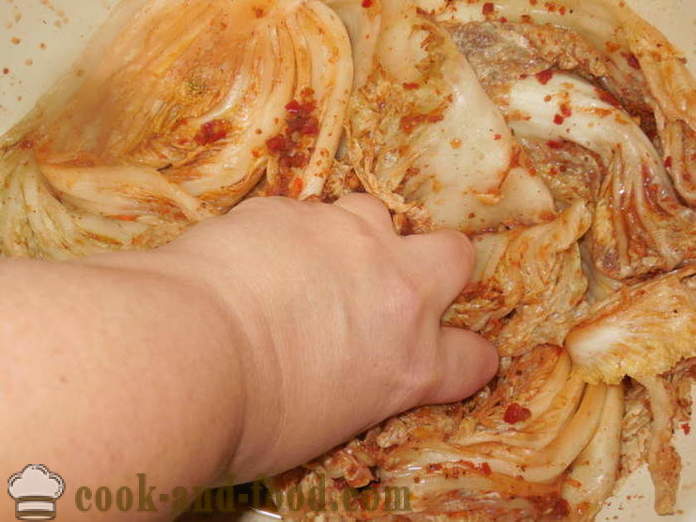 Kimchi de chou chinois en coréen - comment faire kimchi à la maison, étape par étape les photos de recettes