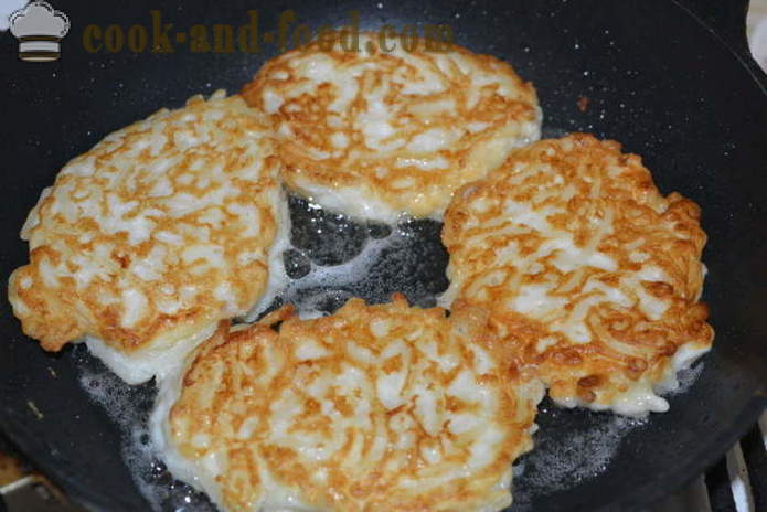 Poitrine rapide nouilles beignets - comment faire cuire des nouilles de crêpes, photos étape par étape recette